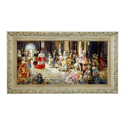 تابلو فرش ماشینی طرح دستبافت